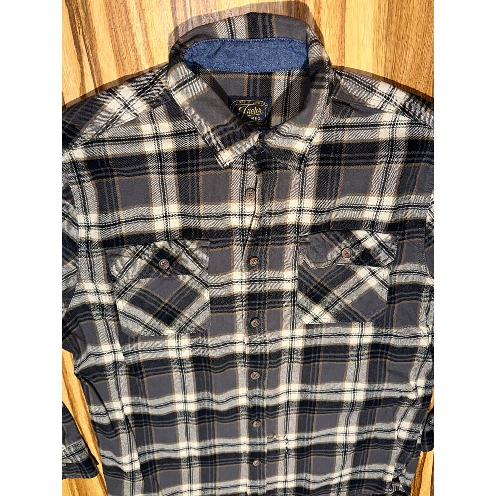 Jachs Heritage Flannel Black and Brown Size XL - Picture 8 of 10